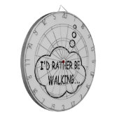 私は歩く ダーツボード (正面左)