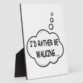 私は歩く フォトプラーク (側面)