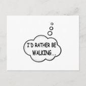 私は歩く ポストカード (正面)