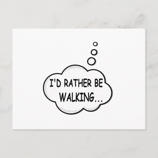 私は歩く ポストカード (正面)