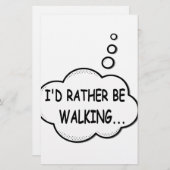 私は歩く 便箋 (正面/裏面)