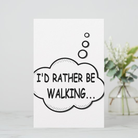 私は歩く 便箋 (スタンド正面)