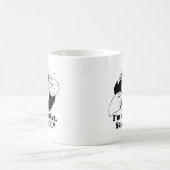 私は歯医者です。あーん。 コーヒーマグカップ (中央)
