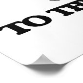 私は歯医者に行くのが大好きだ ポスター (角)