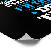 私は歯医者クールの職業笑わされるだ ポスター (角)