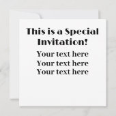 私は歳じゃない私はクラシック!コルベット1961 招待状 (裏面)