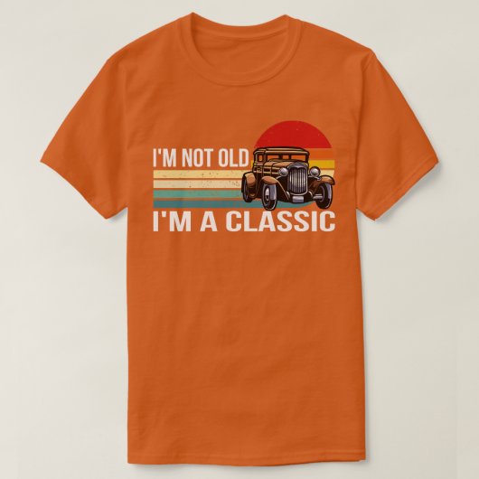 私は歳ではない私のクラシックA Tシャツ (デザイン正面)