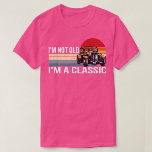 私は歳ではない私のクラシックA Tシャツ (デザイン正面)