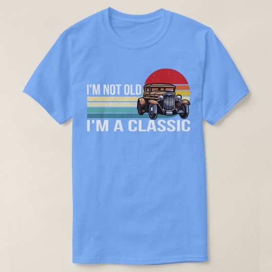 私は歳ではない私のクラシックA Tシャツ (デザイン正面)