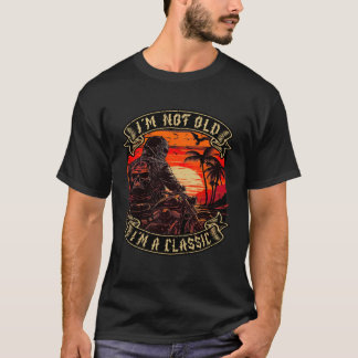 私は歳ではない私はオートバイクラシックの老人9 Tシャツ