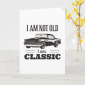 私は歳ではない私はクラシック カード (黄色い花)