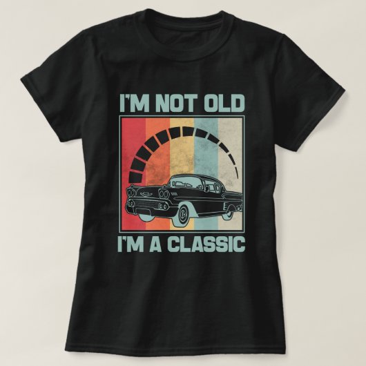 私は歳ではない私はクラシック- CHE-IMPALA Tシャツ (デザイン正面)