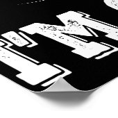 私は歳ではない私はヴィンテージクラシックバイクもしくは自転車に乗る人引用文 ポスター (角)