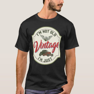 私は歳ではない私はヴィンテージパパおじいちゃんレトロ父 Tシャツ