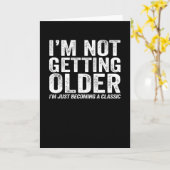 私は歳をとるどころかになっていクラシックる カード (黄色い花)