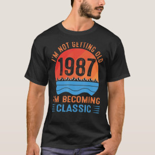私は歳を取得していない私はヴィンテージクラシック1 Tシャツ
