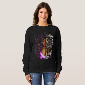 私は歳を取得しないIレベルアップ蠍座ブラッククイーン スウェットシャツ (正面フル)