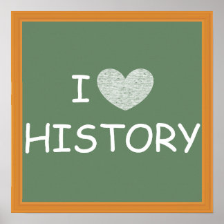 私は歴史を愛する ポスター
