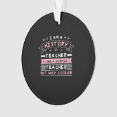 私は歴史先生 オーナメント (正面)