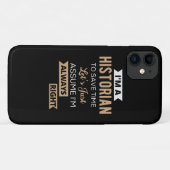 私は歴史家だ救から考えよう Case-Mate iPhoneケース (裏面(横))