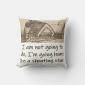 私は死なない – ホーム引用文 クッション (正面)