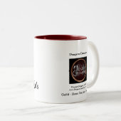 私は死の騎士のマグを愛します ツートーンマグカップ (正面右)