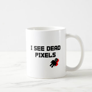 私は死んだピクセルを見ます コーヒーマグカップ