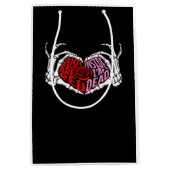 私は死ん読だ内にある – 皮肉なバレンタインのC ミディアムペーパーバッグ (正面)