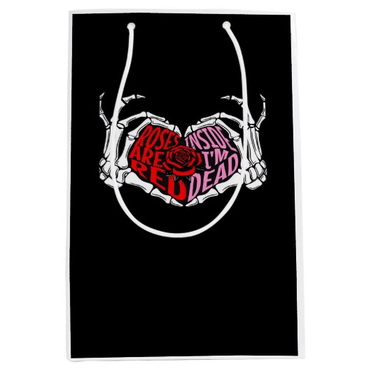 私は死ん読だ内にある – 皮肉なバレンタインのC ミディアムペーパーバッグ (正面)