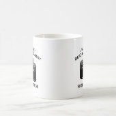 私は死与えんだ電池だ遠くに。無料。 コーヒーマグカップ (中央)