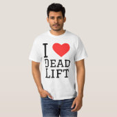 私は死力が大好き Tシャツ (正面フル)