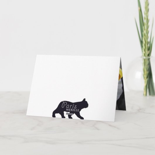 私は残念です カード (裏面)