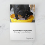 私は残念です カード (内部)