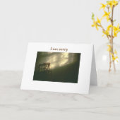 私は残念です カード (黄色い花)