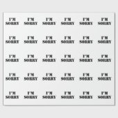 私は残念です ラッピングペーパー (フラット)