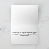 "私は残念な"カードDesign1です カード (内部)