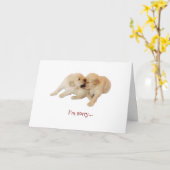 "私は残念な"初恋1です カード (黄色い花)