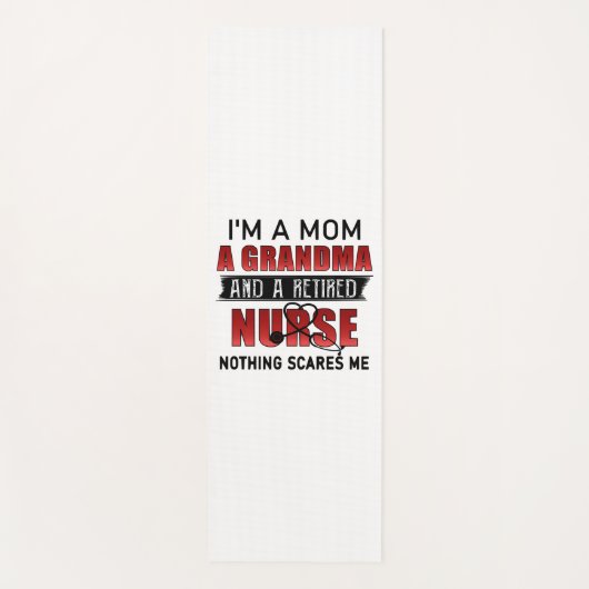私は母おばあちゃんでナースなし退職したSc ヨガマット (正面)