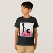 私は母が大好きだ Tシャツ (正面フル)