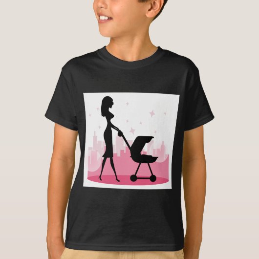 私は母が大好きだ Tシャツ (正面)