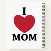 私は母が大好き ノートブック (裏面)