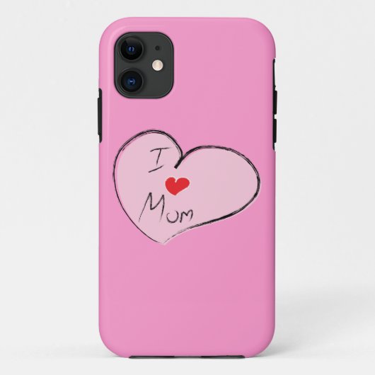私は母が大好き Case-Mate iPhoneケース (裏面)
