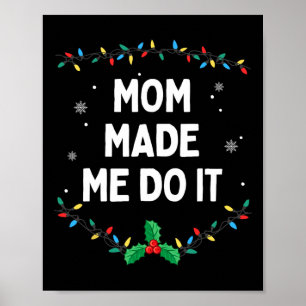 私は母が私を作ったクリスマスの衣装に合わない ポスター