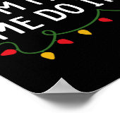 私は母が私を作ったクリスマスの衣装に合わない ポスター (角)
