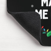 私は母が私を作ったクリスマスの衣装に合わない マウスパッド (コーナー)