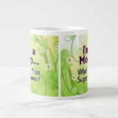 私は母だ…あなたの超大国とは ジャンボコーヒーマグカップ (正面)