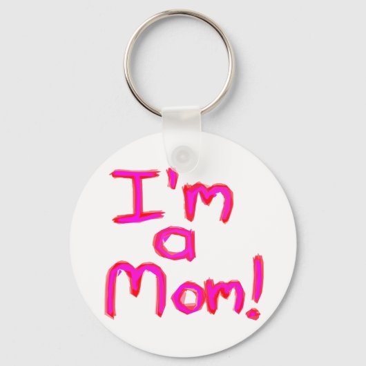 私は母だ！ キーホルダー (正面)