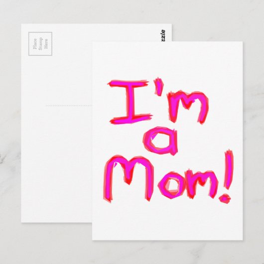 私は母だ！ ポストカード (正面/裏面)