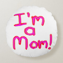 私は母だ！ ラウンドクッション