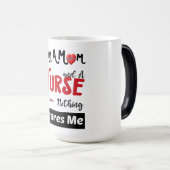 私は母でナースだ – 何も怖くない モーフィングマグカップ (正面右)